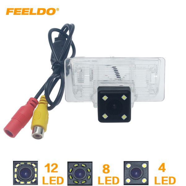 

feeldo waterproof special car backup rear view camera with 4/8/12led light for nisaan teana sylphy reversing camera #hq6174
