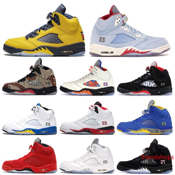 ale basketball shoes 5s for mens ice blue laney blue michigan red suede white fire red black mens sports trainers sneakers size 7-13
ale basketball shoes 5s for mens ice blue laney blue michigan red suede white fire red black mens sports trainers sneakers size 7-13