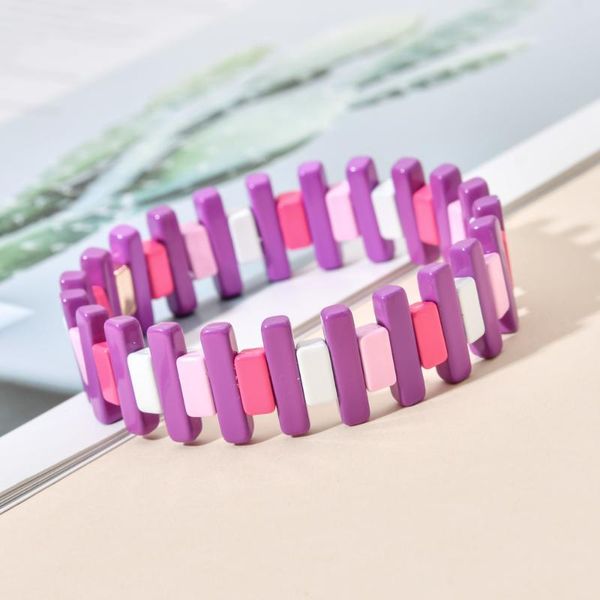 zmzy fashion rainbow tile stretch bracelet enamel charm bracelets elastic beaded friendship bracelet jewelry gift, Golden;silver
zmzy fashion rainbow tile stretch bracelet enamel charm bracelets elastic beaded friendship bracelet jewelry gift, Golden;silver