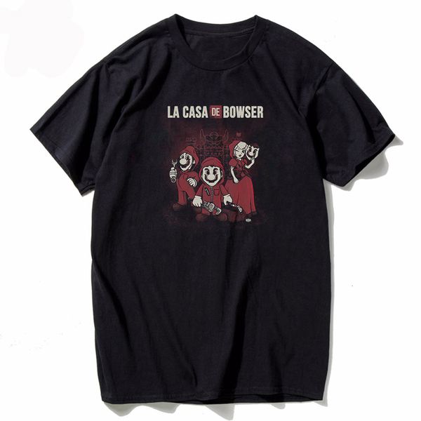 tshirts men short sleeve house of paper t shirt men funny design la casa de papel t shirt money heist tees tv series t-shirt top, White;black 
tshirts men short sleeve house of paper t shirt men funny design la casa de papel t shirt money heist tees tv series t-shirt top, White;black