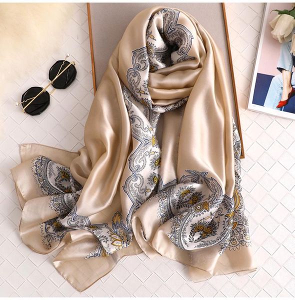 luxury silk scarf women vintage paisley print femme muslim turkish hijab evening dresses silk head scarf shawl foulard, Blue;gray
luxury silk scarf women vintage paisley print femme muslim turkish hijab evening dresses silk head scarf shawl foulard, Blue;gray