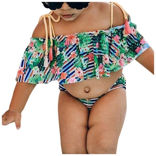 sagace kids girl sling bikini sets flower print swimsuit two-piece toddler beachwear bathing suit children girls swimwear, Black
sagace kids girl sling bikini sets flower print swimsuit two-piece toddler beachwear bathing suit children girls swimwear, Black