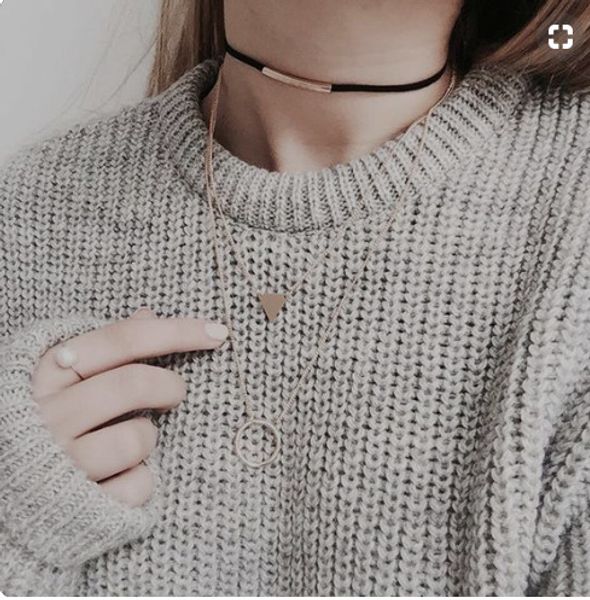 selling accessories geometry sequin triangular multistory necklace suede choker circle necklace neck ring, Black
selling accessories geometry sequin triangular multistory necklace suede choker circle necklace neck ring, Black