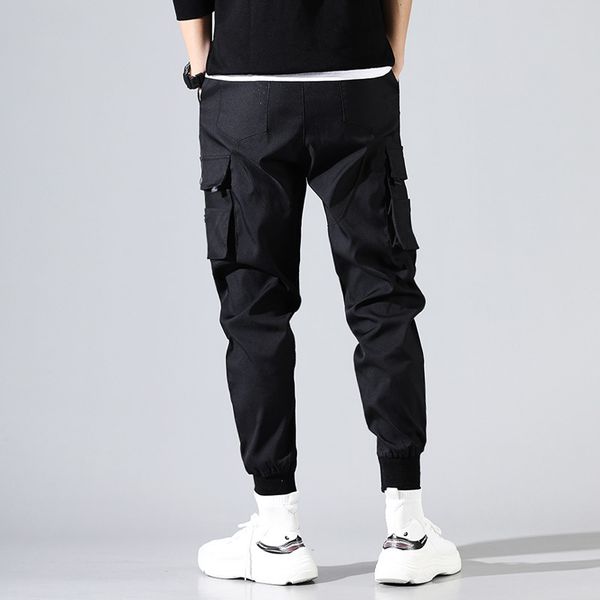 hip hop joggers pantalones hombre cargo street modis casual high pants men many harajuku kpop with streetwear trousers pockets qhqsc, Black 
hip hop joggers pantalones hombre cargo street modis casual high pants men many harajuku kpop with streetwear trousers pockets qhqsc, Black