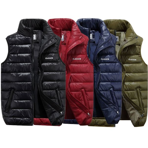 thefound 2019 new winter mens down quilted vest body warmer warm sleeveless padded jacket coat, Black;brown
thefound 2019 new winter mens down quilted vest body warmer warm sleeveless padded jacket coat, Black;brown