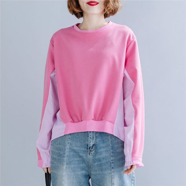 korean style stripe splicing sweatshirt women plus size loose clothes autumn winter coat women fashion gcc2911, Black
korean style stripe splicing sweatshirt women plus size loose clothes autumn winter coat women fashion gcc2911, Black