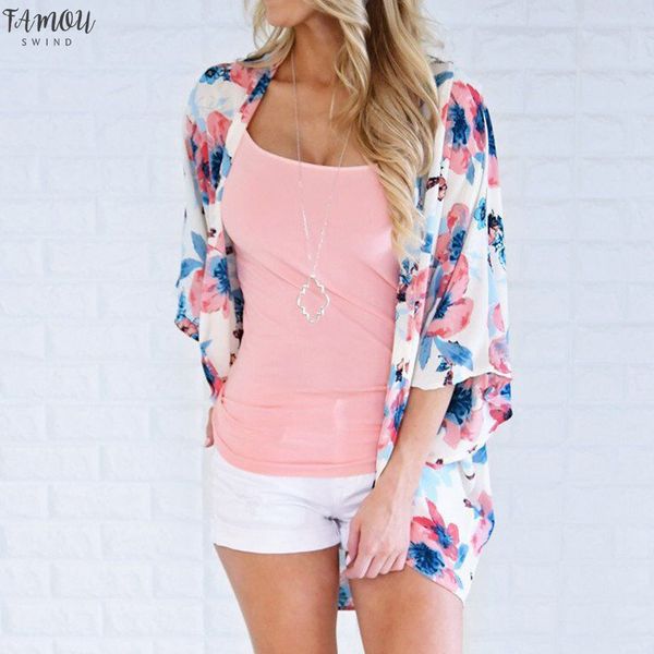women casual kimono sleeve chiffon half sleeve floral printed cardigan loose kimono bikini cover ups blouse shirts outerwear, White
women casual kimono sleeve chiffon half sleeve floral printed cardigan loose kimono bikini cover ups blouse shirts outerwear, White