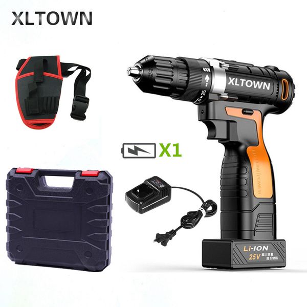 xltown 25v electric drill household electric screwdriver rechargeable lithium battery screwdriver cordless drill home power tool
xltown 25v electric drill household electric screwdriver rechargeable lithium battery screwdriver cordless drill home power tool