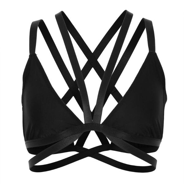 love it bra women strappy bralette cage caged back cut out bra bralet crop top, Red;black
love it bra women strappy bralette cage caged back cut out bra bralet crop top, Red;black