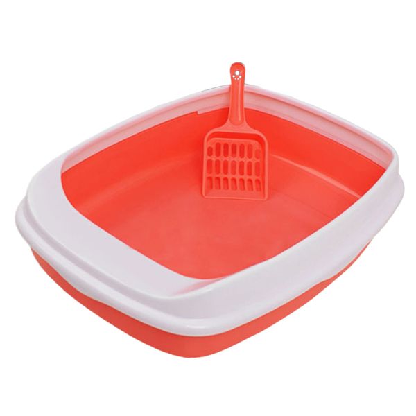 красочные помет cat box tray анти всплеск туалет огороженная pan с лопата 
красочные помет cat box tray анти всплеск туалет огороженная pan с лопата