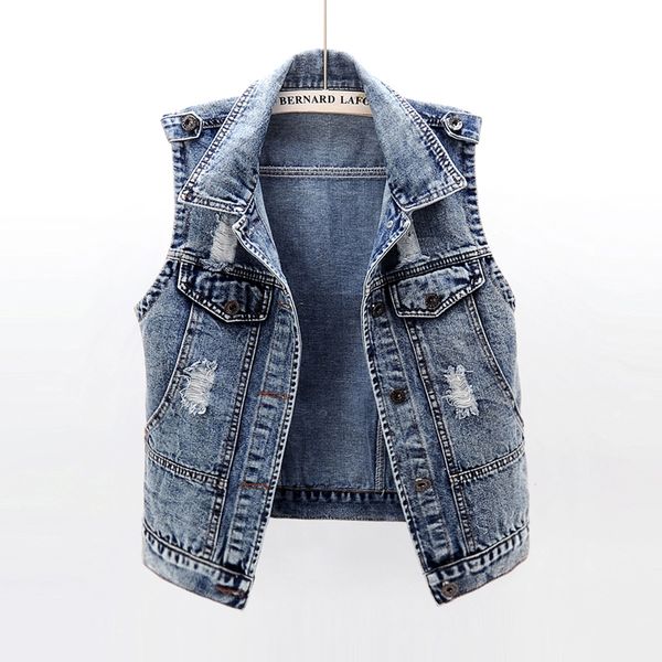 2020 summer vintage washed blue plus size slim denim vest women frayed waistcoat sleeveless jacket coat short jeans vest female, Black;white
2020 summer vintage washed blue plus size slim denim vest women frayed waistcoat sleeveless jacket coat short jeans vest female, Black;white