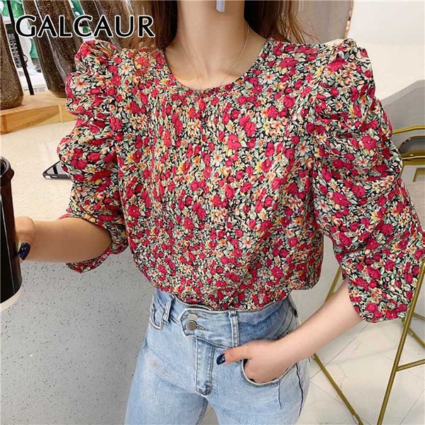 galcaur vintage print chiffon t-shirt for women o neck puff half sleeve oversize loose shirts female korean 2020 summer clothes, White
galcaur vintage print chiffon t-shirt for women o neck puff half sleeve oversize loose shirts female korean 2020 summer clothes, White