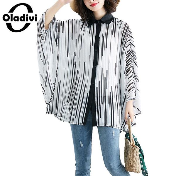 oladivi brand plus size women fashion printed tee shirts ladies batwing sleeve casual loose blouses female tunics blusas 6xl, White
oladivi brand plus size women fashion printed tee shirts ladies batwing sleeve casual loose blouses female tunics blusas 6xl, White