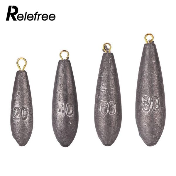 relelead weights sinkers sea river fishing tackle with loop water drop shape silver
relelead weights sinkers sea river fishing tackle with loop water drop shape silver
