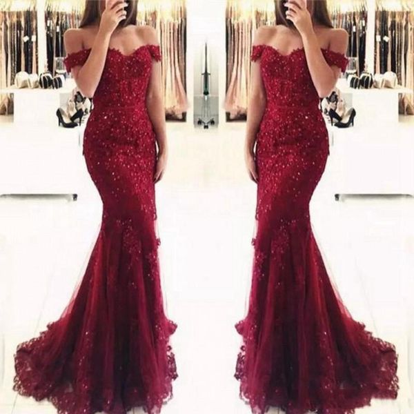 party dresses gorgeous burgundy prom dress 2021 off the shoulder full lace appliques beads floor length formal evening gowns cp562, White;black
party dresses gorgeous burgundy prom dress 2021 off the shoulder full lace appliques beads floor length formal evening gowns cp562, White;black