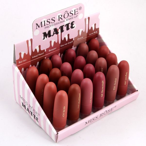 24/72/96pcs/lot matte lipstick set waterproof makeup lipstick set matte lip stick cosmetics red makeup batom
24/72/96pcs/lot matte lipstick set waterproof makeup lipstick set matte lip stick cosmetics red makeup batom