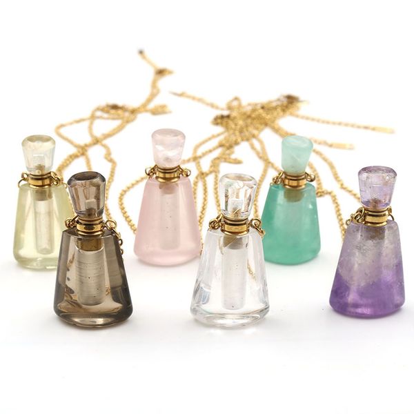wholesale 5 pcs gold plated smoky quartz perfume bottle pendant link chain necklace lemon crystal jewelry, Silver
wholesale 5 pcs gold plated smoky quartz perfume bottle pendant link chain necklace lemon crystal jewelry, Silver