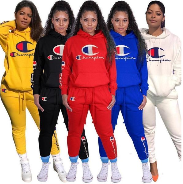 2019 women sport tracksuit champion pullover hooded pants 2 two piece woman set outfit casual womens sweat suits sweatsuits clothes, White
2019 women sport tracksuit champion pullover hooded pants 2 two piece woman set outfit casual womens sweat suits sweatsuits clothes, White