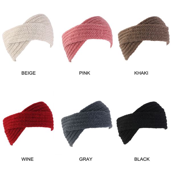 handmade stretch knit cross headband winter warm earmuffs retro headband europe and the united states popular wool hair band, Black;brown
handmade stretch knit cross headband winter warm earmuffs retro headband europe and the united states popular wool hair band, Black;brown