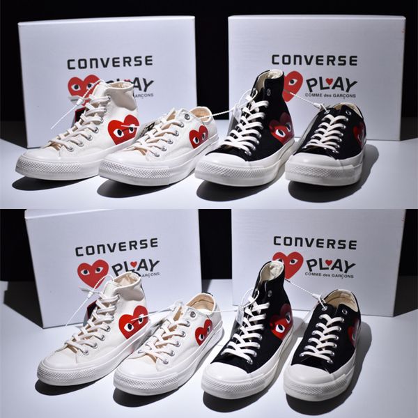 comme де garcons play x converse chuck taylor all-stars 1970 high top дизайн досуг спортивная обувь черный повседневная холст обувь, Blue;black
comme де garcons play x converse chuck taylor all-stars 1970 high top дизайн досуг спортивная обувь черный повседневная холст обувь, Blue;black