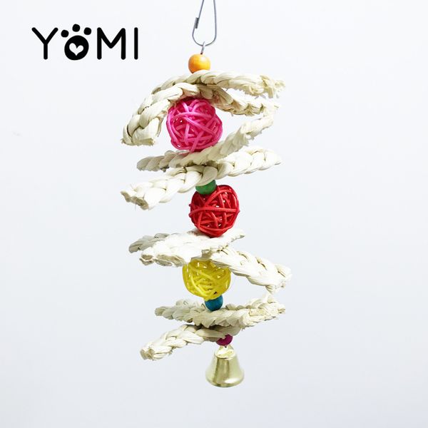 will middle and small size parrot gnaw toys articles colour rattan plaited articles the ball corn leather bite string toys
will middle and small size parrot gnaw toys articles colour rattan plaited articles the ball corn leather bite string toys