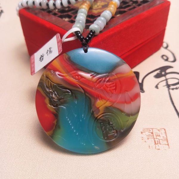 zheru jewelry pure natural colorful jade carving wolf head pendant tricolor jadeite bead necklace send national certificate, Silver
zheru jewelry pure natural colorful jade carving wolf head pendant tricolor jadeite bead necklace send national certificate, Silver