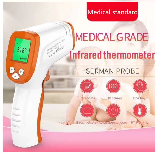 forehead thermometer thermoscan multifunctional infrared hand f° c° temperature gun digital records contactless fever fda ce smart memory
forehead thermometer thermoscan multifunctional infrared hand f° c° temperature gun digital records contactless fever fda ce smart memory