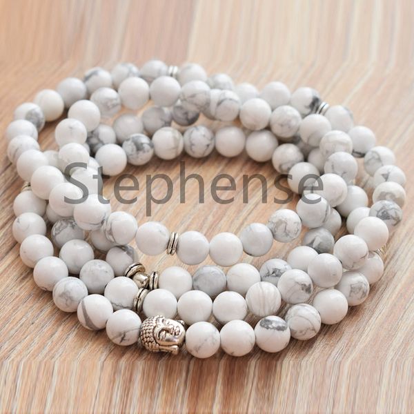 mg0647 new design meditation 108 mala bracelet 8 mm howlite buddha bracelet new design women`s buddha yoga mala bracelet, Black
mg0647 new design meditation 108 mala bracelet 8 mm howlite buddha bracelet new design women`s buddha yoga mala bracelet, Black