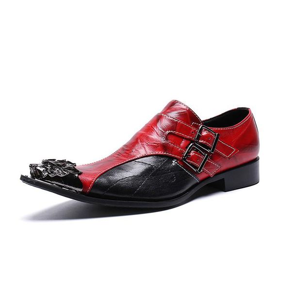italian type men dress shoes formal leather shoes men vintage metal pointed toe zapatos hombre red party and wedding shoes men, Black
italian type men dress shoes formal leather shoes men vintage metal pointed toe zapatos hombre red party and wedding shoes men, Black