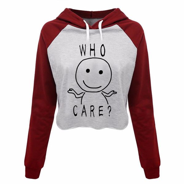 fashion who care women funny long sleeve crop sweatshirt pullover hoodie girls harajuku femme shirt womens hoodies clothing, Black
fashion who care women funny long sleeve crop sweatshirt pullover hoodie girls harajuku femme shirt womens hoodies clothing, Black