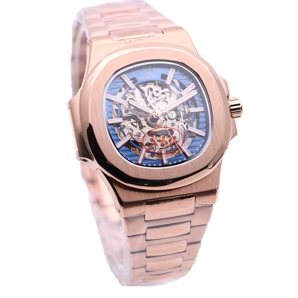 2020 luxury style skeleton прозрачным циферблатом 42mm aehibo марка сапфир часы автоматическая винта вниз корона полный золотые мужские часы, Slivery;brown
2020 luxury style skeleton прозрачным циферблатом 42mm aehibo марка сапфир часы автоматическая винта вниз корона полный золотые мужские часы, Slivery;brown