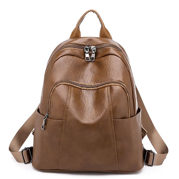 backpack women casual waterproof pu leather bags for teenage girls lady fashion travel brown black backpacks 2019
backpack women casual waterproof pu leather bags for teenage girls lady fashion travel brown black backpacks 2019
