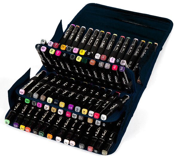 art set large capacity black folding marker pen canvas art case pen storage bag hold 80pcs paint brush bag only random
art set large capacity black folding marker pen canvas art case pen storage bag hold 80pcs paint brush bag only random
