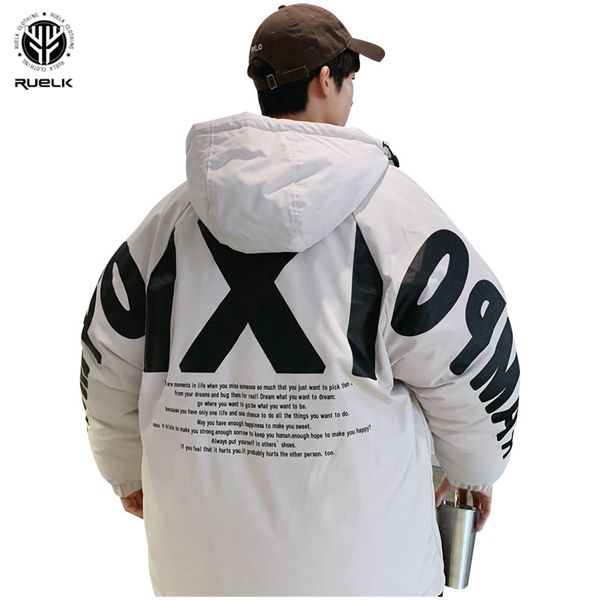 ruelk cotton coat men's 2020 winter fashion trend letter printing stand collar trend cotton short jacket thickened coat, Black
ruelk cotton coat men's 2020 winter fashion trend letter printing stand collar trend cotton short jacket thickened coat, Black
