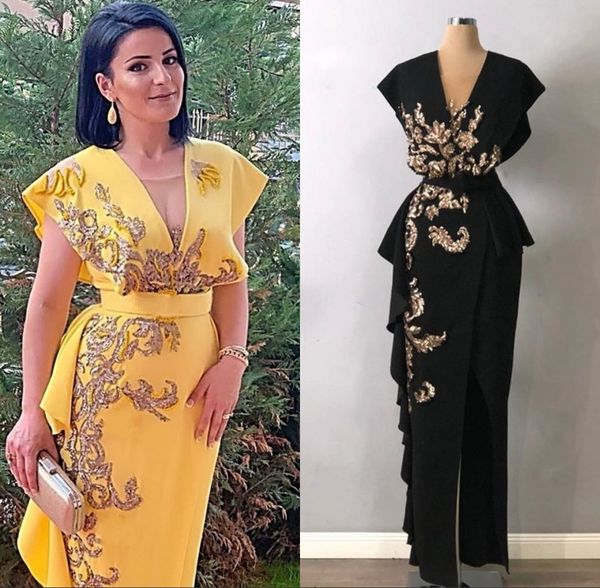 yellow mermaid evening formal gowns 2020 long plus size vestidos de fiesta de noche robe de soiree arabic prom dresses, Black
yellow mermaid evening formal gowns 2020 long plus size vestidos de fiesta de noche robe de soiree arabic prom dresses, Black