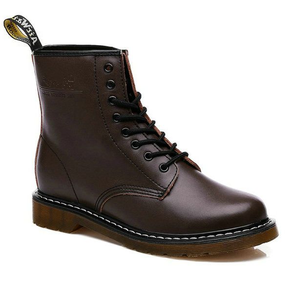 new genuine leather men boots martins winter ankle snow boots shoes lace up shoes for women vintage martin boot snow boots, Black
new genuine leather men boots martins winter ankle snow boots shoes lace up shoes for women vintage martin boot snow boots, Black