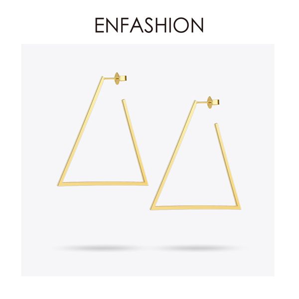 enfashion jewelry geometric big triangle earrings gold color stainless steel long drop earrings for women earings eb171033, Silver
enfashion jewelry geometric big triangle earrings gold color stainless steel long drop earrings for women earings eb171033, Silver