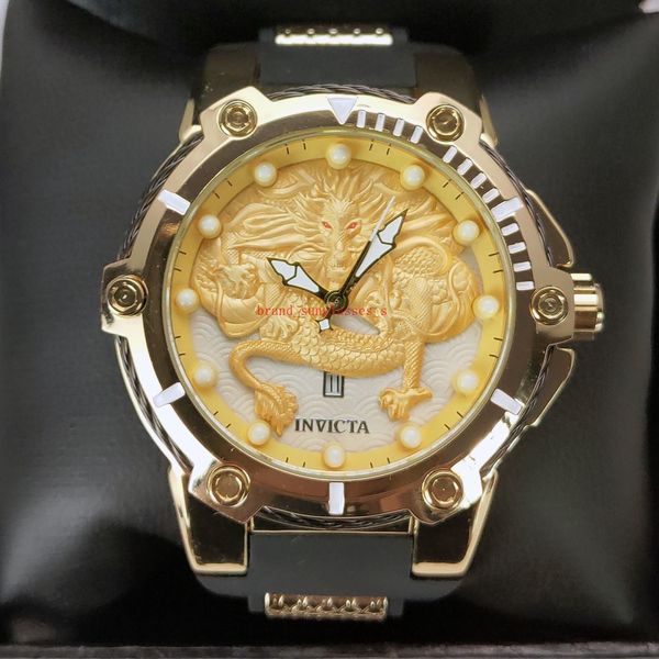 2020 sell big size chinese dragon style quality invicta rubber strap mens watch quartz wrist watches relogies for men relojes gift, Slivery;brown
2020 sell big size chinese dragon style quality invicta rubber strap mens watch quartz wrist watches relogies for men relojes gift, Slivery;brown