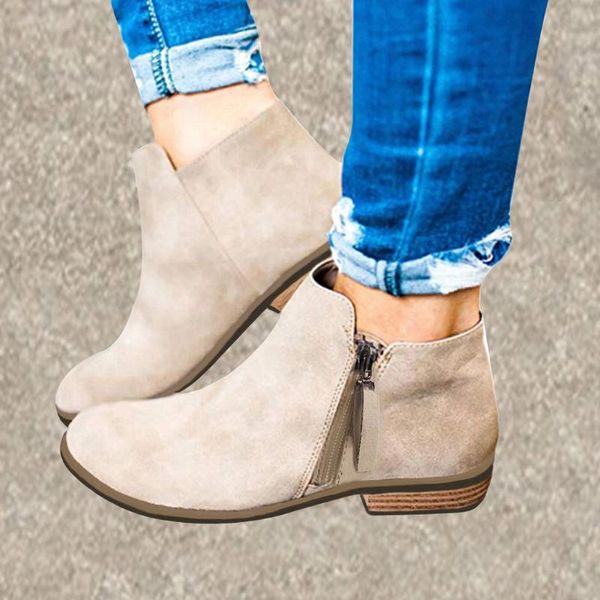 fashion 2020 women suede classic ankle boots pu leather zipper booties female short booties pointed toe stacked high heels a4, Black
fashion 2020 women suede classic ankle boots pu leather zipper booties female short booties pointed toe stacked high heels a4, Black