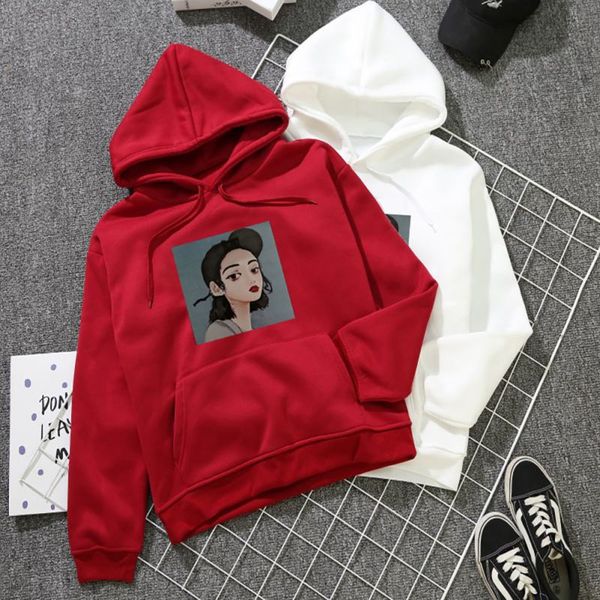 harajuku style women spring autumn warm long sleeve hoodies cute letter print thickening plus velvet loose hooded women, Black
harajuku style women spring autumn warm long sleeve hoodies cute letter print thickening plus velvet loose hooded women, Black