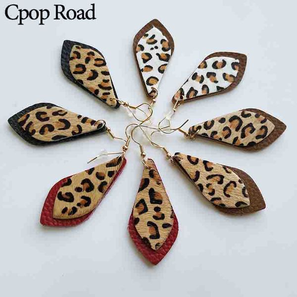 genuine leather feather earrings for women cut double layers teardrop leopard real leather female jewelry winter new style gift, Silver
genuine leather feather earrings for women cut double layers teardrop leopard real leather female jewelry winter new style gift, Silver