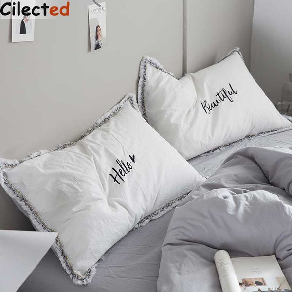 cilected 1 pair embroidery pillowcase bedding 100% cotton pillow cover white pink hello beautiful letters for couple bedroom pillow case
cilected 1 pair embroidery pillowcase bedding 100% cotton pillow cover white pink hello beautiful letters for couple bedroom pillow case