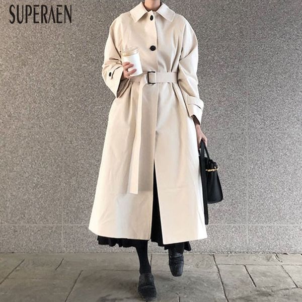 women's trench coats superaen korean style coat for women 2021 autumn wild casual ladies windbreaker solid color fashion clothing, Tan;black
women's trench coats superaen korean style coat for women 2021 autumn wild casual ladies windbreaker solid color fashion clothing, Tan;black