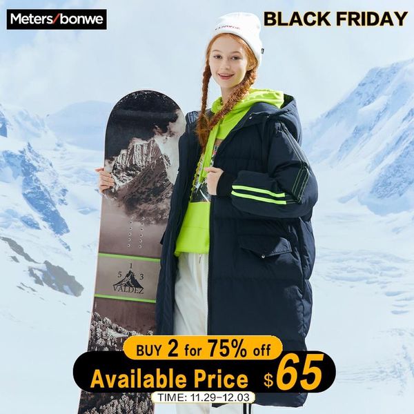 metersbonwe 2019 winter woman hooded long jacket gray duck down female overcoat fashion warm down coat outdoor snow parkas, Black
metersbonwe 2019 winter woman hooded long jacket gray duck down female overcoat fashion warm down coat outdoor snow parkas, Black