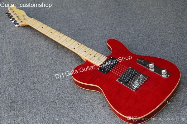 2019 custom red tiger flame top electric guitar,maple fretboard guitarra,free shipping
2019 custom red tiger flame top electric guitar,maple fretboard guitarra,free shipping