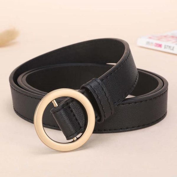 jifanpaul women leather belt round metal needleless buckle belt femalecasual jeans wild punk fashion vintage, Black;brown
jifanpaul women leather belt round metal needleless buckle belt femalecasual jeans wild punk fashion vintage, Black;brown