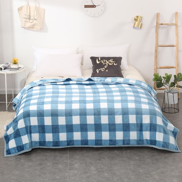 lattice thickened quality plush bedspread blanket 200x230cm high density super soft flannel blanket for the sofa/bed/ca
lattice thickened quality plush bedspread blanket 200x230cm high density super soft flannel blanket for the sofa/bed/ca