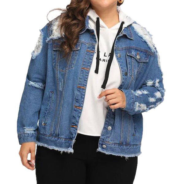 2019 new women's basic jacket women's casual hole coat long sleeve pocket button denim jacket coat outcoat denim feminine, Black;brown
2019 new women's basic jacket women's casual hole coat long sleeve pocket button denim jacket coat outcoat denim feminine, Black;brown