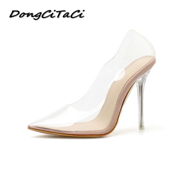 dongcitaci women high heels pumps clear shoes woman crystal transparent thin heel pointed toe dress party wedding stilettos, Black
dongcitaci women high heels pumps clear shoes woman crystal transparent thin heel pointed toe dress party wedding stilettos, Black