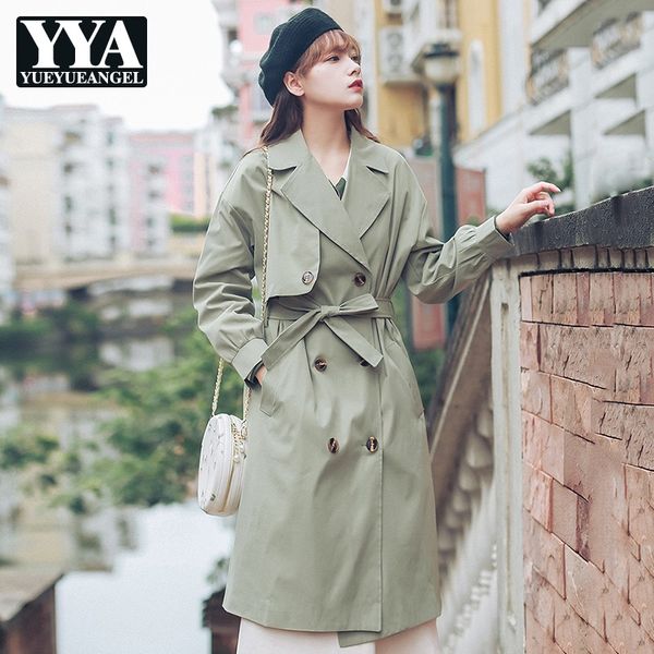 fashion women autumn long trench coat double breasted belted slim fit style windbreaker coat elegant ladies sobretudo, Tan;black
fashion women autumn long trench coat double breasted belted slim fit style windbreaker coat elegant ladies sobretudo, Tan;black
